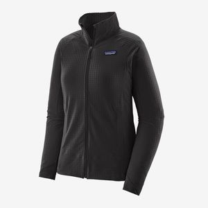 Black women’s Patagonia jacket. R1 techface. Brand new never worn, tag still on.